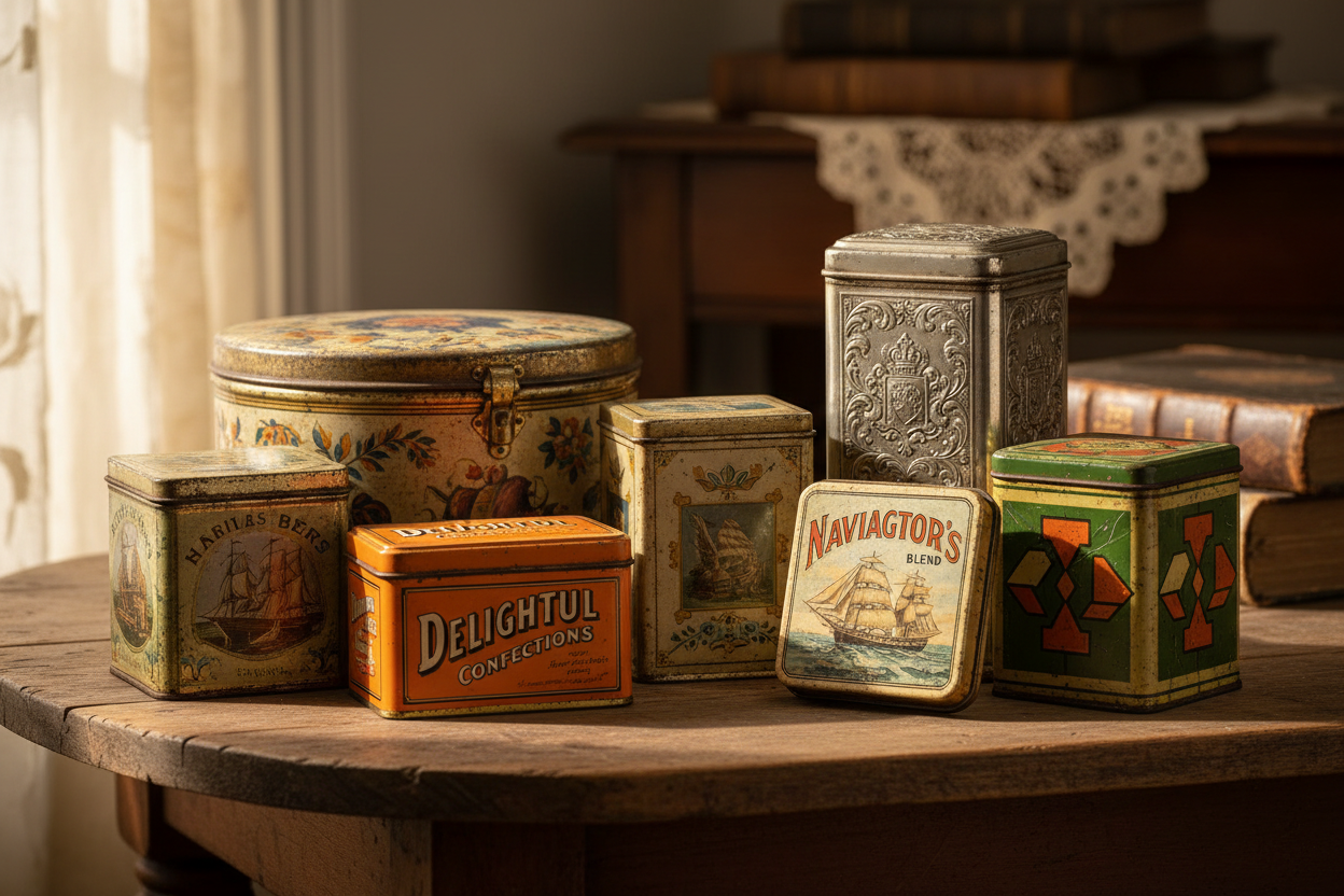 Collecting Retro & Vintage Promotional Tins and Memorabilia