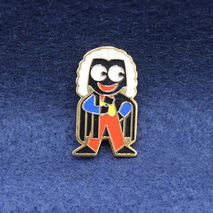 1998 Robertson’s Golly Judge Badge – Vintage Enamel Pin Badge Collectible