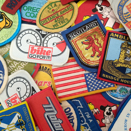 Vintage Collectable Sew on Badges For Sale