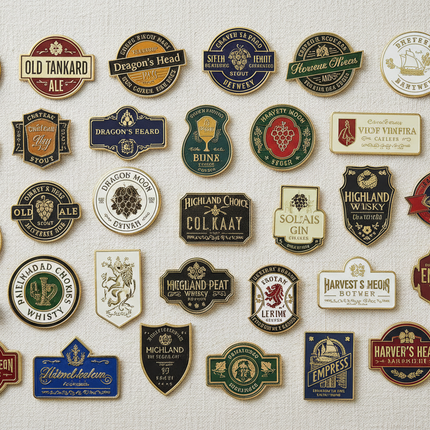 Collection image for: Beers Wines and Spirits Pin Badges