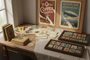 A collection of vintage printed collectable items 