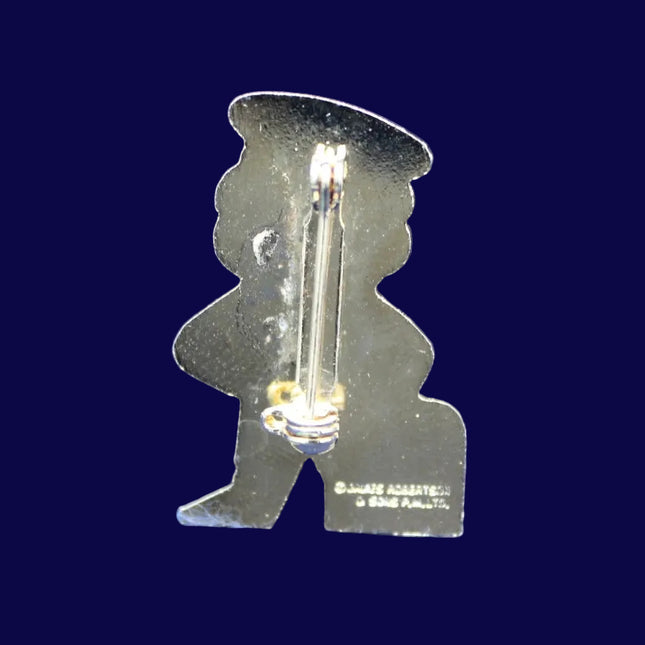 1980s Robertson’s Golly Milkman Badge Rear