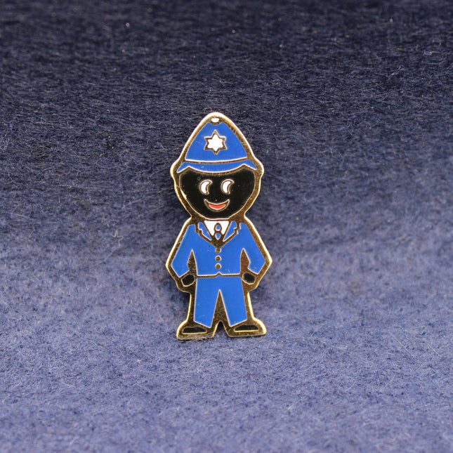 1990s Robertson’s Golly Policeman Badge  Vintage Golly Collectible