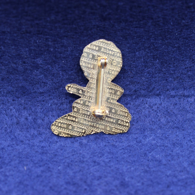 Backstamped 1990s Robertson’s Golly Surfer badge