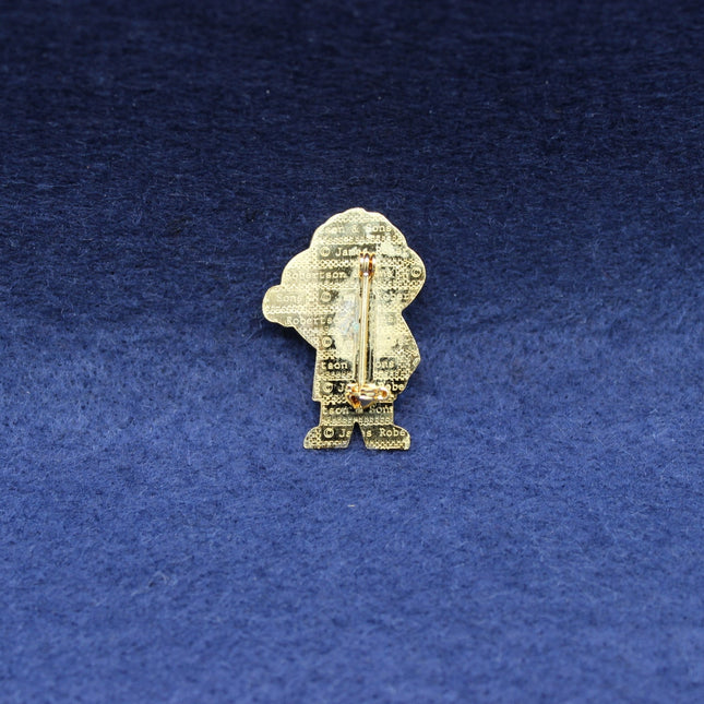 1990s Robertson’s Golly Doctor Badge Backstamp