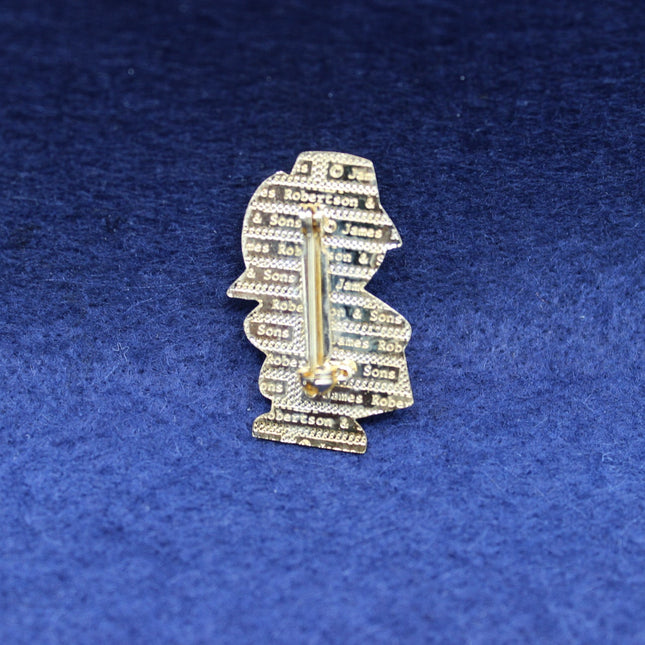 1990s Robertson’s Golly Fisherman Badge Backstamp