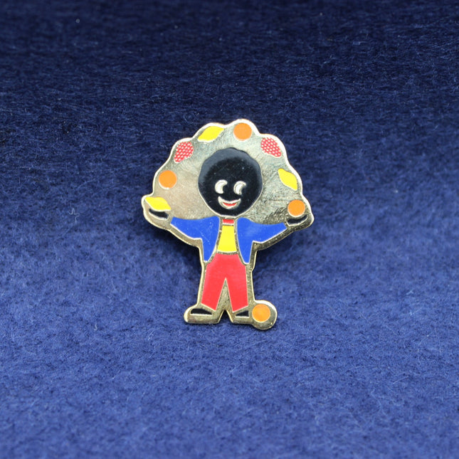 1990s Robertson’s Golly Juggler Badge  Vintage Golly Collectible