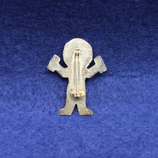 1990s Robertson’s Golly Keep Fit Badge Backstamp