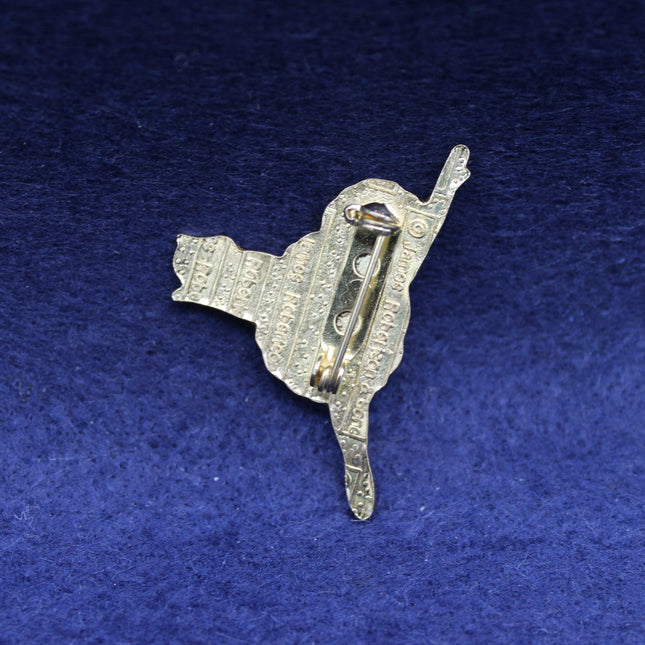 1994 Robertson’s Golly Ballet Dancer badge with bright enamel detail and classic dance styling.