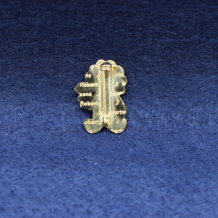 1996 Robertson’s Golly Baby Bubble‑Coat Badge Vintage Robertson’s Golly Memorabilia