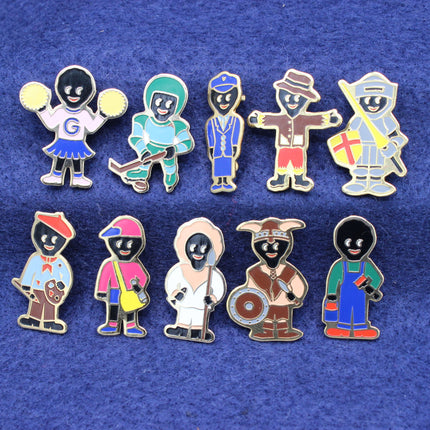 1996 Robertson’s Golly Badge Full Set of 10 