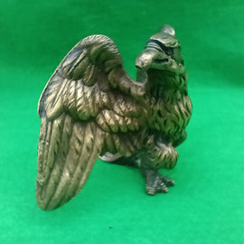 Vintage Solid Brass Eagle Ornament