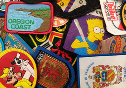 Vintage Sew on Badges