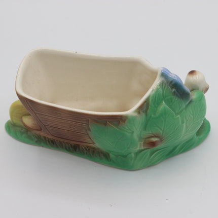 Vintage Hornsea Pottery Fauna Series No.232 – Dog and Wheelbarrow Vase (1958)