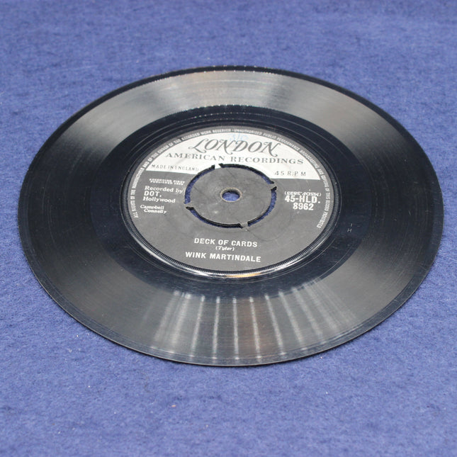 Vinyl record with 'London American Recordings' label on a blue background