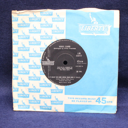 Record sleeve with Liberty label on a blue background