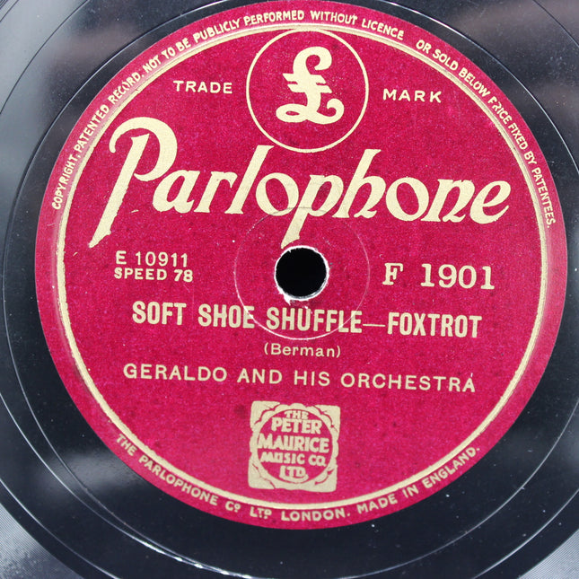 78 rpm – Geraldo & His Orchestra – Soft Shoe Shuffle Foxtrot