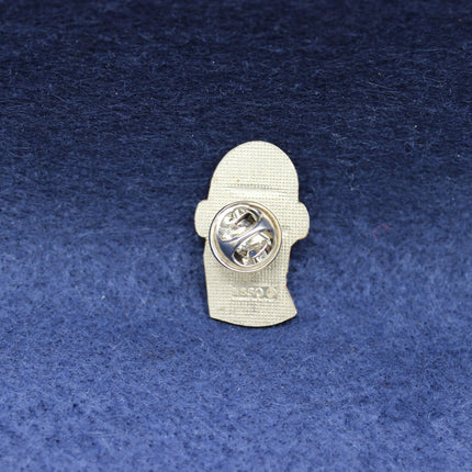 Coca‑Cola Can Character Enamel Pin Badge – Retro Collectible on a blue background
