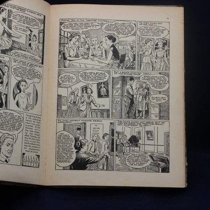 Comic book page with multiple panels showing a story.
