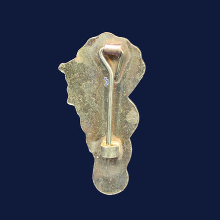 Golly Bagpiper Badge – Yellow Waistcoat - No Backstamp