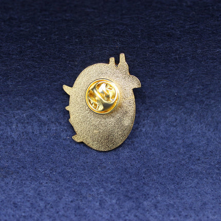 Reverse side with clasp of a Guinness‑Style Toucan Enamel Pin Badge