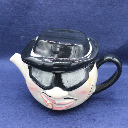Hand‑Painted Carlton Ware Character Teapot – Vintage Novelty Ceramic