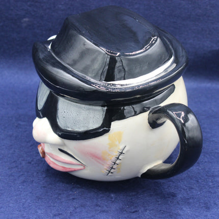 Hand‑Painted Carlton Ware Character Teapot – Vintage Novelty Ceramic