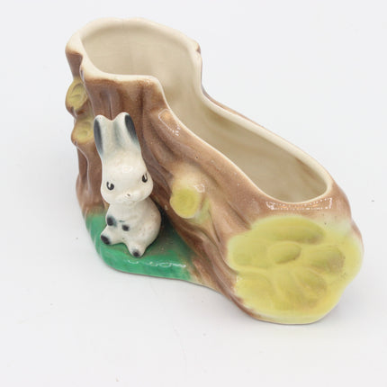 Hornsea Fauna No. 224 Rabbit Planter Vase 11cm