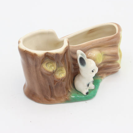 Hornsea Fauna No. 224 Rabbit Planter Vase 11cm