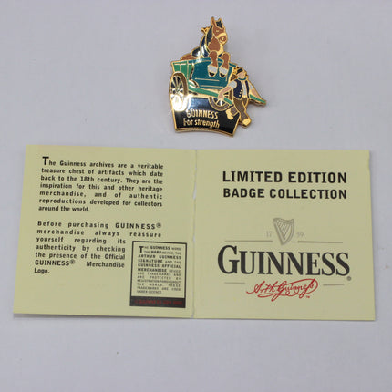 Horse & Cart – Guinness Collectable Badge - Limited Edition