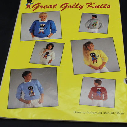 Great Golly Knits – Vintage Golly Collectors Booklet – 1980s