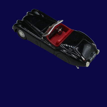 Model car on a gray background