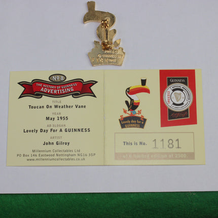 Toucan on Weather Vane – Guinness Limited Edition Collectable (2002)
