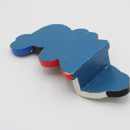 Wooden Golly Shelf Ornament – Vintage Shelf‑Sitter Figure