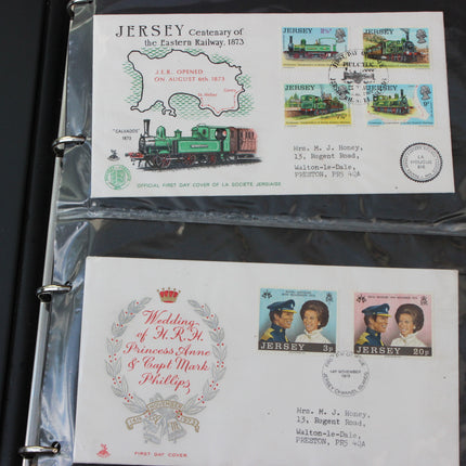 Bumper Jersey First Day Cover Album – 70 Covers (1973–1984)