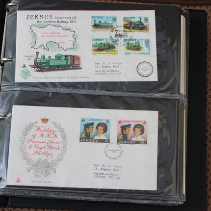 Bumper Jersey First Day Cover Album – 70 Covers (1973–1984)
