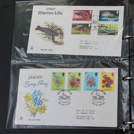 Bumper Jersey First Day Cover Album – 70 Covers (1973–1984)