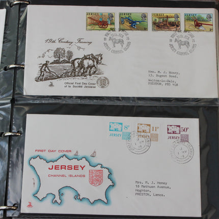 Bumper Jersey First Day Cover Album – 70 Covers (1973–1984)