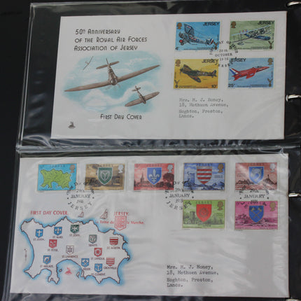Bumper Jersey First Day Cover Album – 70 Covers (1973–1984)