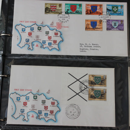 Bumper Jersey First Day Cover Album – 70 Covers (1973–1984)