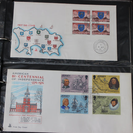 Bumper Jersey First Day Cover Album – 70 Covers (1973–1984)