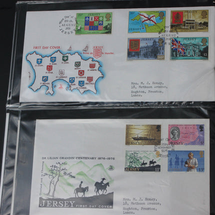 Bumper Jersey First Day Cover Album – 70 Covers (1973–1984)