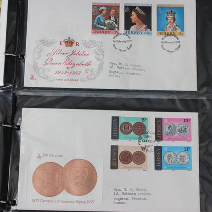 Bumper Jersey First Day Cover Album – 70 Covers (1973–1984)