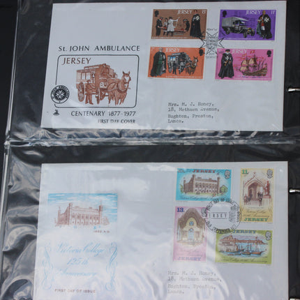 Bumper Jersey First Day Cover Album – 70 Covers (1973–1984)