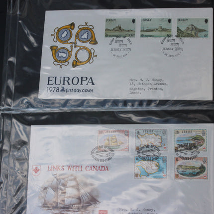 Bumper Jersey First Day Cover Album – 70 Covers (1973–1984)