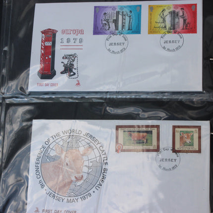 Bumper Jersey First Day Cover Album – 70 Covers (1973–1984)