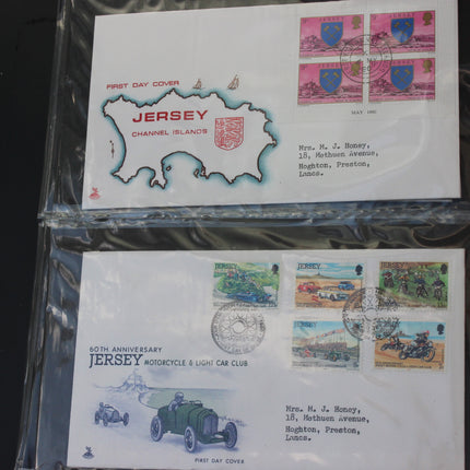 Bumper Jersey First Day Cover Album – 70 Covers (1973–1984)