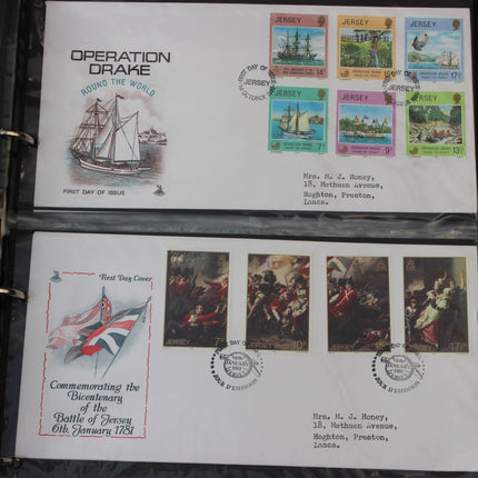 Bumper Jersey First Day Cover Album – 70 Covers (1973–1984)