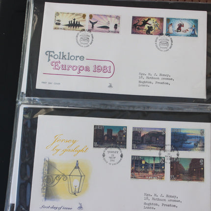 Bumper Jersey First Day Cover Album – 70 Covers (1973–1984)