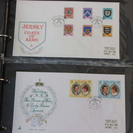 Bumper Jersey First Day Cover Album – 70 Covers (1973–1984)